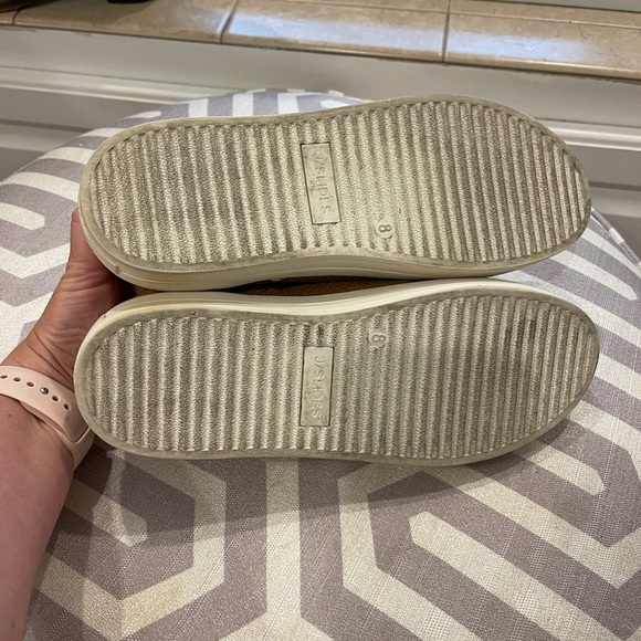 J Slides Heidi Tan Embossed Croc size 8 - Picture 8 of 12